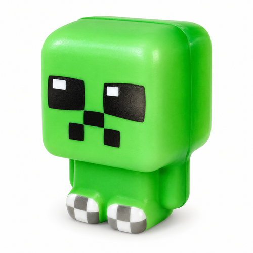 One Creeper squishy toy on a white background; sold individually