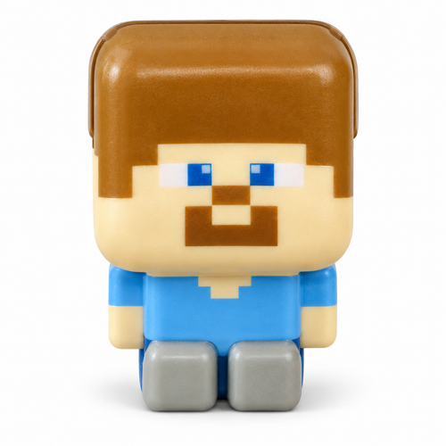 One Steve squishy toy on a white background; sold individually
