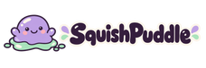 SquishPuddle with Puddles the lavender mascot